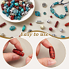 170Pcs Opaque Acrylic Beads MACR-PH0001-83-4