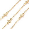 Clear Cubic Zirconia Cross Link Chains CHC-G016-06G-1
