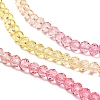 Transparent Painted Glass Beads Strands DGLA-A034-T3mm-A07-4