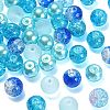 100Pcs Transparent Glass Beads Strands GLAA-CJ0002-06-1