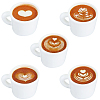 50Pcs 5 Styles Mini Resin Imitation Coffee Cup DIY-SC0033-38-7