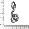 304 Stainless Steel Big Pendants STAS-D207-08AS-3