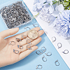 304 Stainless Steel Leverback Earring Findings STAS-SP0001-01A-3