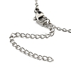 Non-Tarnish Stainless Steel Pendant Necklaces NJEW-C051-01P-3