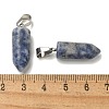 Natural Blue Spot Jasper Pendants G-Z067-07P-12-4