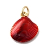 Brass Enamel Charms KK-A268-08G-03-1