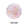 AB Color Plated 3D Nail Art Glass Mini Ball Beads MRMJ-T063-339B-2