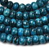 Natural Map Stone/Picasso Stone/Picasso Jasper Beads Strands G-A280-A13-01-4