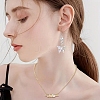 18Pcs 6 Colors Alloy & Glass Butterfly Connector Charms FIND-YW0011-89-6