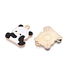 Panda Theme Alloy Enamel Pendants ENAM-T020-34F-2