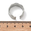 304 Stainless Steel Cuff Open Rings for Women RJEW-L341-03A-P-5