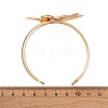 Alloy & Iron Cuff Bangles for Women BJEW-F501-01A-KCG-5