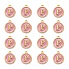 Golden Plated Alloy Enamel Charms ENAM-S118-07P-2