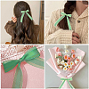 1Roll Solid Color Organza Ribbons ORIB-CY0001-03D-4