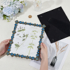 Rectangle Zinc Alloy Enamel Photo Frame Stand AJEW-WH0794-87C-3