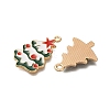 Christmas Theme Alloy Enamel Pendants FIND-M039-01B-2