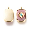 Natural & Synthetic Gemstone/Shell Pendants KK-P184-01-3