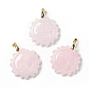 Natural Rose Quartz Pendants G-E043-01B-06G-1