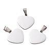 Non-Tarnish 304 Stainless Steel Mirror Polished Finish Stamping Blank Tag Pendants X-STAS-L220-02C-A01-1