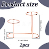Alloy Crystal Ball Holders ODIS-WH0106-18RG-2
