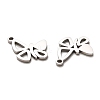 316 Surgical Stainless Steel Charms STAS-H190-07P-2