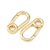 Brass Spring Gate Rings KK-P339-02G-3