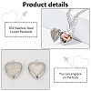   20Pcs 304 Stainless Steel Locket Pendants STAS-PH0005-68-4