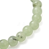 Natural Prehnite Beads Stretch Bracelets for Women BJEW-JB13197-4