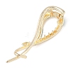 Alloy Hair Bobby Pins for Women Girls OHAR-C012-01LG-2