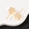 Brass Stud Earrings for Women EJEW-G441-05C-G-2