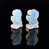 Synthetic Opalite Horse Figurine DJEW-N005-01A-1