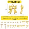 40Pcs 10 Styles Alloy Pendants PALLOY-FS0004-89-4