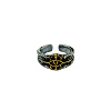 Retro Brass Cuff Open Rings for Men WG9D0D0-02-2