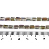 Electroplate Glass Beads Strands GLAA-Q101-02A-HP03-4