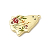 Brass Enamel Pendants KK-L258-09B-2