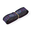 Ethnic Style Embroidery Polyester Ribbon SRIB-WH0007-02D-2
