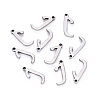 Tarnish Resistant 201 Stainless Steel Charms STAS-R105-J-2