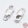 925 Sterling Silver Lobster Claw Clasps STER-K167-075D-S-3