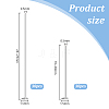60Pcs 2 Styles 925 Sterling Silver Flat Head Pins STER-PH0001-88-2