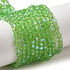 Electroplate Transparent Glass Beads Strands LS-EGLA-A035-T3mm-L09-1