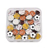 36Pcs 6 Styles Alloy Enamel Slide Charms FIND-SC0010-53-8