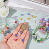 150Pcs 10 Colors Transparent Two Tone Spray Painted Glass Beads GLAA-LT0001-04E-3