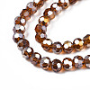 Electroplate Glass Beads Strands LS-EGLA-R016-4m-4-3