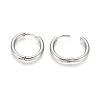 Tarnish Resistant 202 Stainless Steel Huggie Hoop Earrings A-EJEW-F111B-19mm-P-3