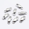 Anti-Tarnish Rhodium Plated 925 Sterling Silver Lobster Claw Clasps STER-K167-075C-P-2