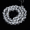 Transparent Faceted Glass Beads Strands GLAA-TAC0010-01A-01-2