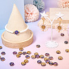 100Pcs 5 Styles Electroplated Glass Bead GLAA-TA0002-95B-7