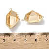 Brass Pendant Rhinestone Settings KK-C079-13G-3