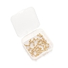 12Pcs 12 Style Brass Micro Clear Cubic Zirconia Pendants ZIRC-LS0001-02G-7