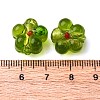 Handmade Silver Foil Glass Lampwork Beads FOIL-T001-02K-2